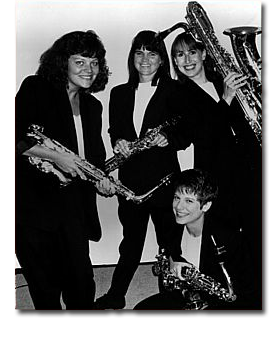 Photo of the Hurricane Saxophone Quartet